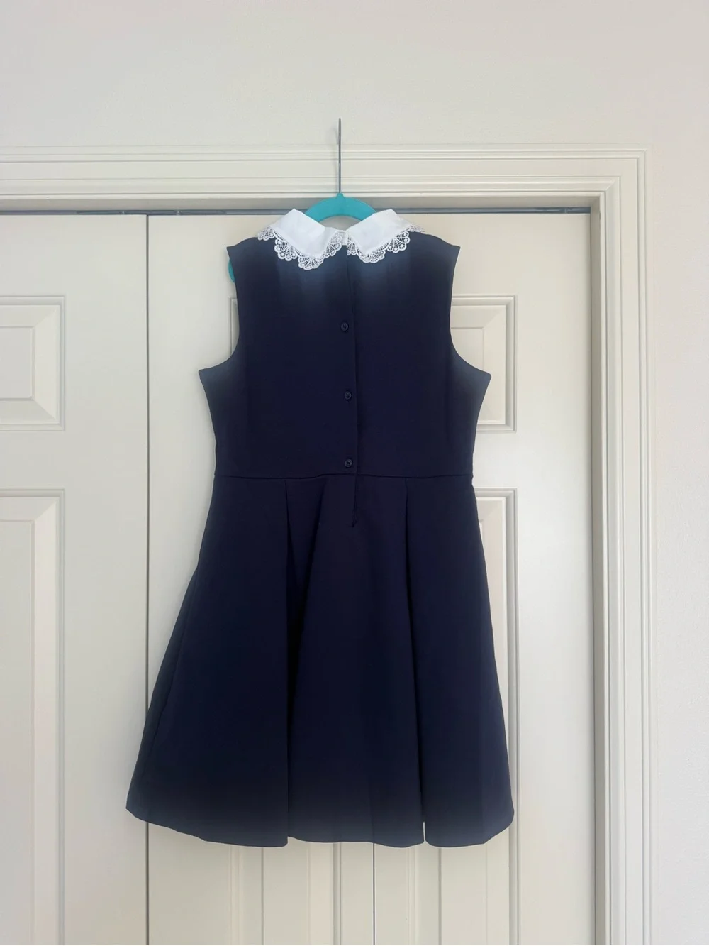 Janie and Jack Navy School Uniform Dress Size 12 NWT